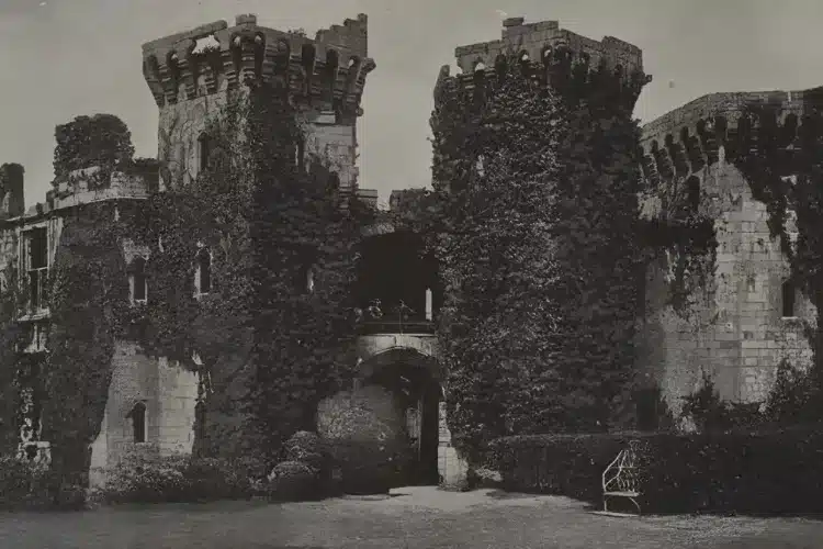 Then: Raglan+Castle+Monmouthshire+1870+-+2025