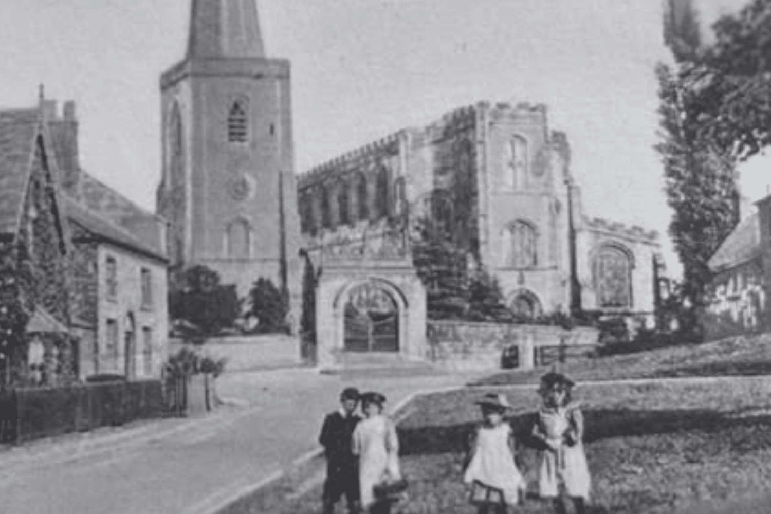 Then: St+Mary’s+Church+Astbury+Cheshire++c1900+-+2024