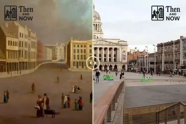 Nottingham Market Place 1827 – 2024