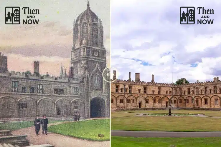The Great Quadrangle at Christ Church Oxford 1903 – 2024