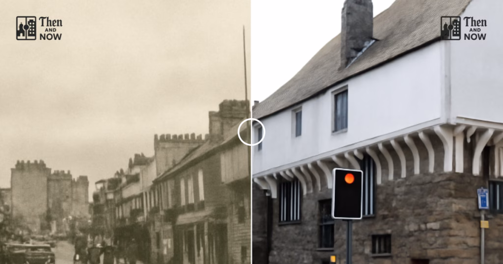 Then and now comparison: Aberconwy House, Conwy 1910 – 2025