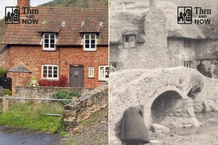 Allerford Packhorse Bridge 1893 - 2025 - BOTH