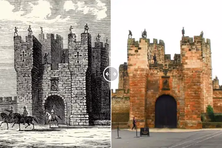 Alnwick Castle 1869 – 2015 - BOTH
