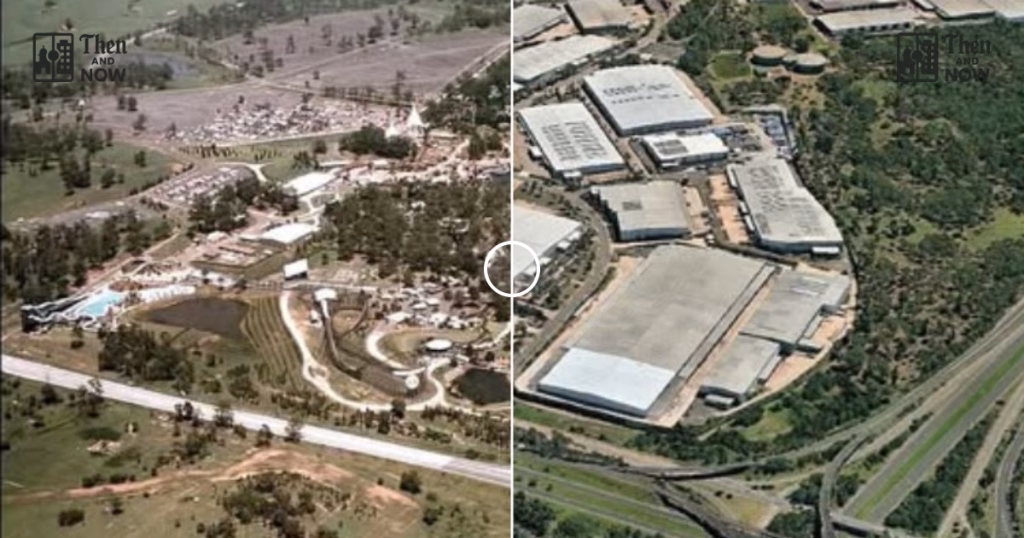 Then and now comparison: Australia’s Wonderland, Eastern Creek 1985 – 2026