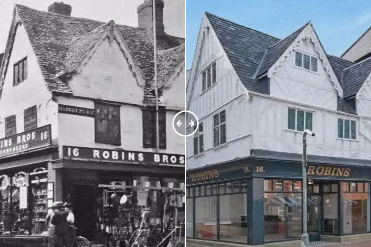 Banbury Market Place 1900s – 2025 - BOTH