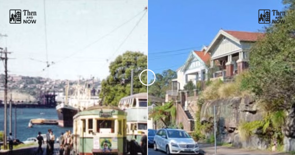 Then and now comparison: Birchgrove, Sydney 1954 – 2026