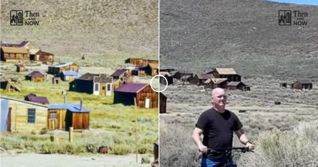 Then and now comparison: Bodie State Historic Park 1970 – 2026
