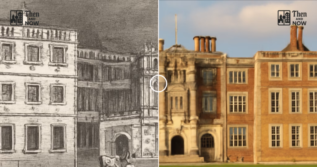 Then and now comparison: Bramshill House, Hampshire 1845 – 2024