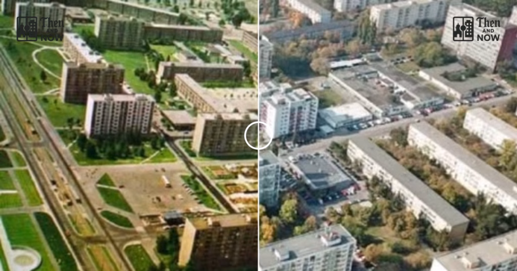 Then and now comparison: Bratislava 1975 – 2018