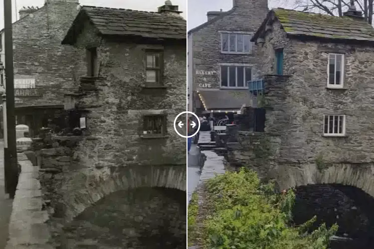 Bridge House Ambleside 1930s – 2025 - BOTH
