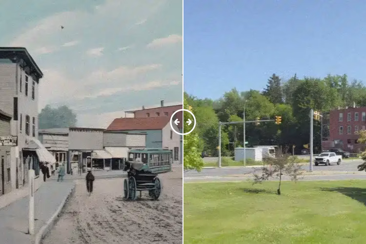 Bridge Street South Hadley Massachusetts 1900s – 2025 - BOTH