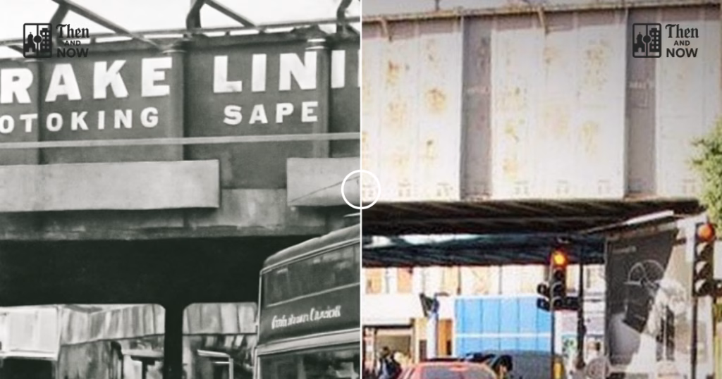Then and now comparison: Camden Road, London 1948 – 2008