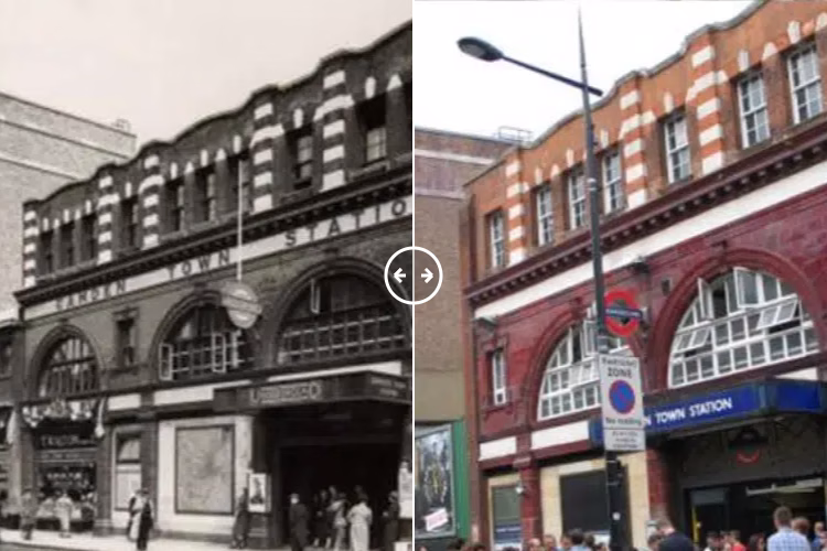 Camden Tube Station Camden 1937 – 2011 - BOTH