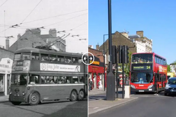 Chalk Farm Road Camden 1950s – 2011 - BOTH