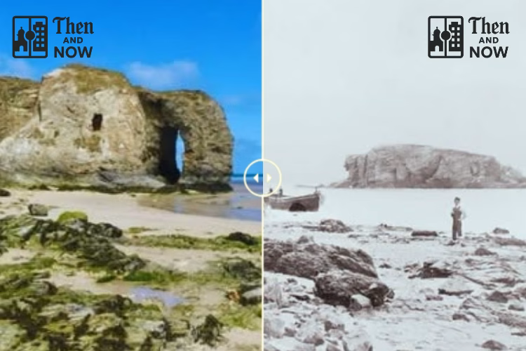 Chapel Rock, Perranporth 1890 - 2026 - BOTH