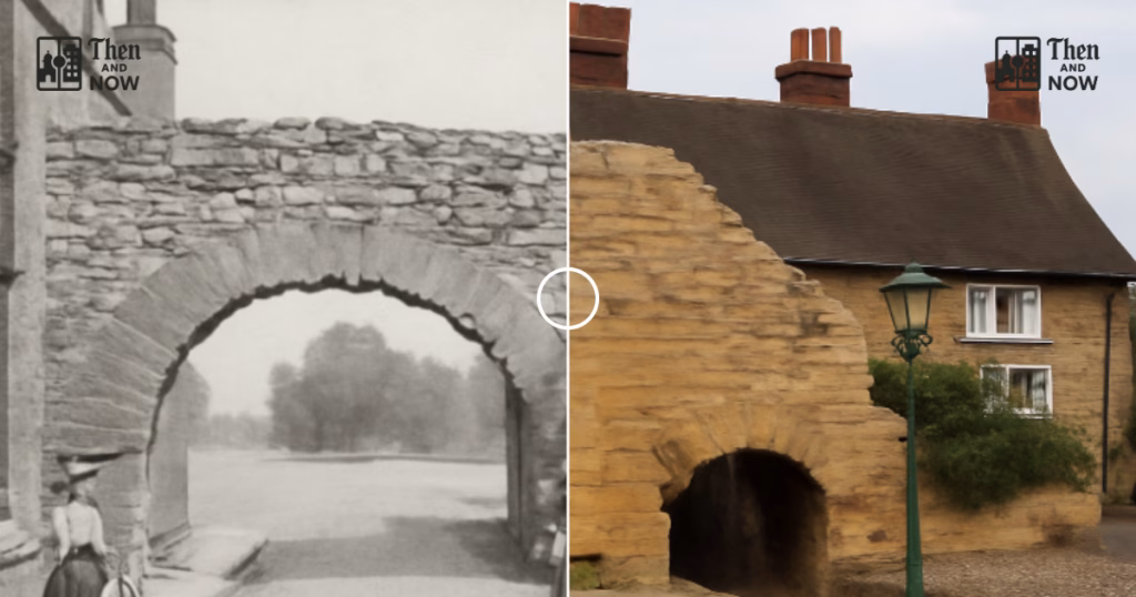 Then and now comparison: Ermine Street 1900 – 2025