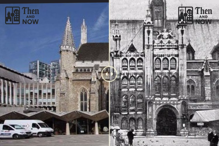Guildhall Yard, London 1906 - 2026 - BOTH