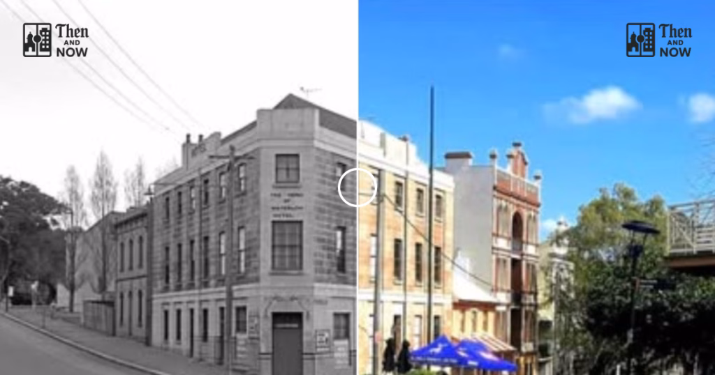 Then and now comparison: Hero of Waterloo, Millers Point, Sydney 1967 – 2023
