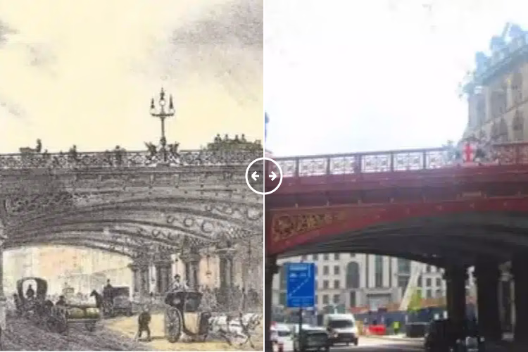 Holborn Viaduct London 1894 – 2024 - BOTH