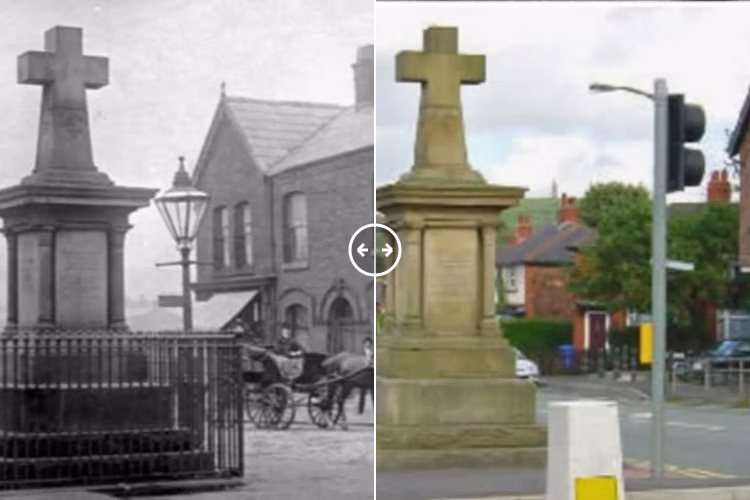 Hurst Cross War Memorial Ashton-under-Lyne c1900 – 2024 - BOTH