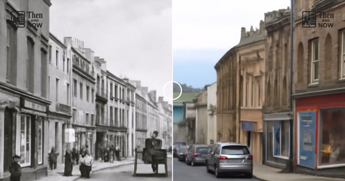 Jedburgh High Street 1905 – 2024