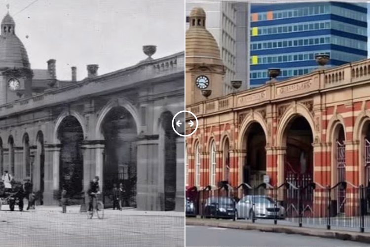 Leicester Railway Station 1908 – 2024 - BOTH