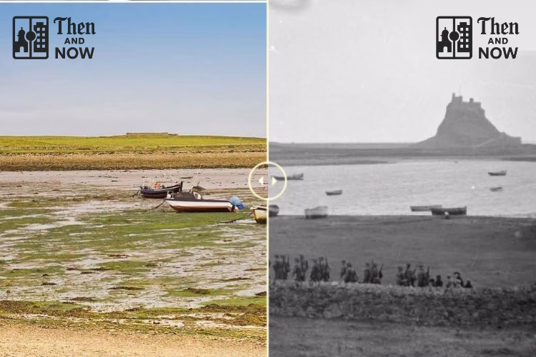Lindisfarne Castle 1942 - 2025 - BOTH