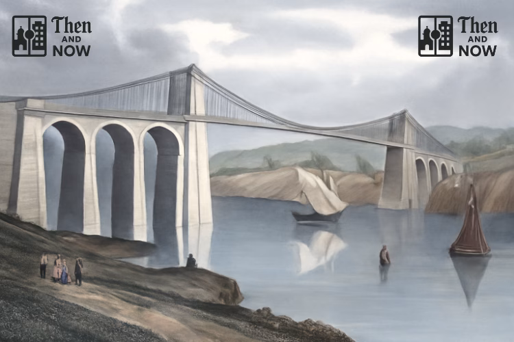 Then: Menai Suspension Bridge 1843 – 2025