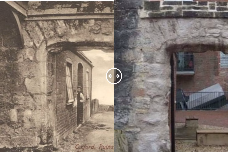 Then and now comparison: Mill Street Oxford c1880 – 2024