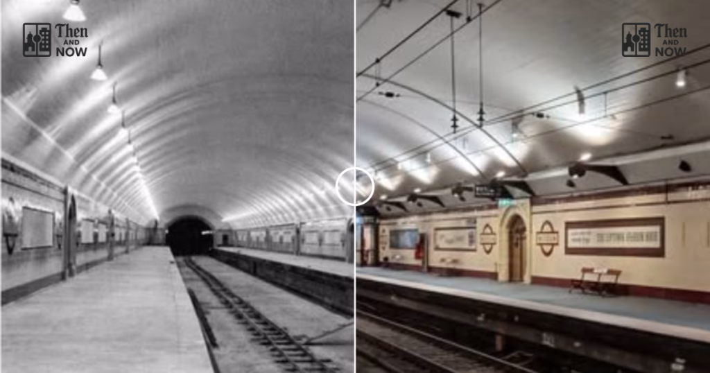 Then and now comparison: Museum Station, Sydney 1926 – 2026