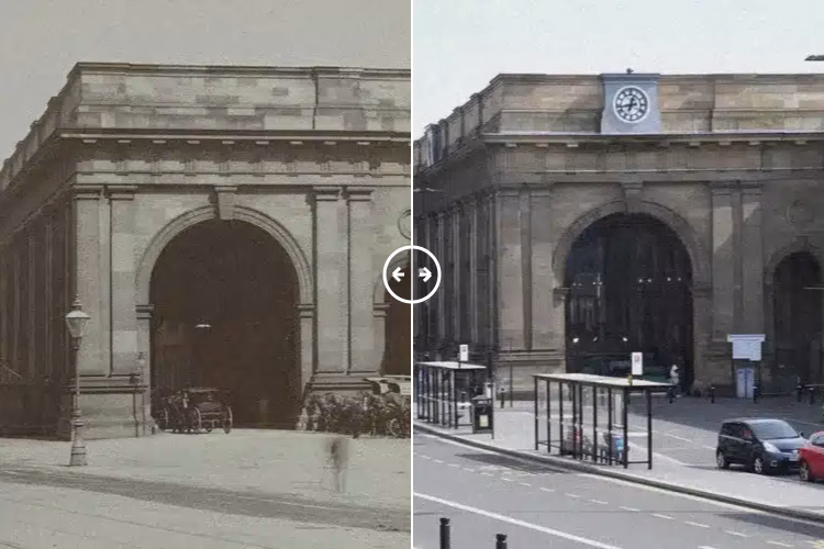 Newcastle Central Station c1900 – 2025 - BOTH