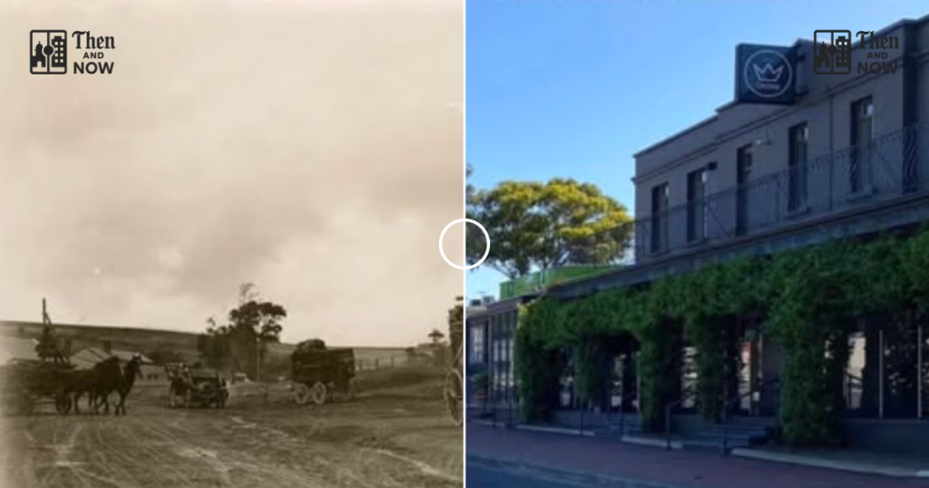 Then and now comparison: Old South Road, Old Reynella 1910 – 2024