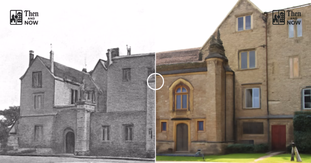 Then and now comparison: Parham House, Sussex 1904 – 2024