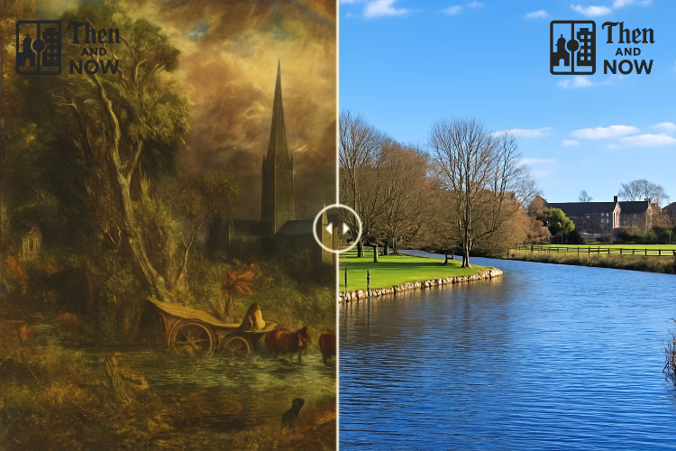 Salisbury Cathedral 1831 - 2026 - BOTH