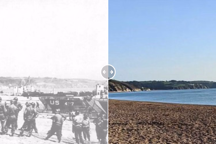 Slapton Sands Devon c1900 – 2024 - BOTH