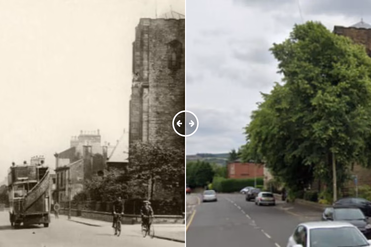 St Albans Chester Road Macclesfield c1890 – 2025 - BOTH
