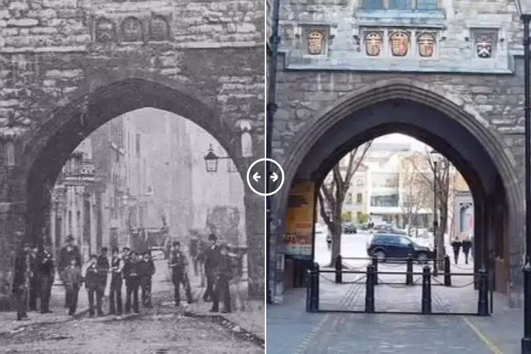 St John’s Gate London 1890 – 2024 - BOTH