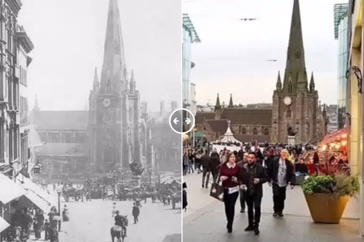 St Martin in the Bull Ring Church Birmingham 1880 – 2025