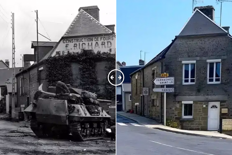 Tessy-sur-Vire, Normandy 1940s -2025.jpg - BOTH