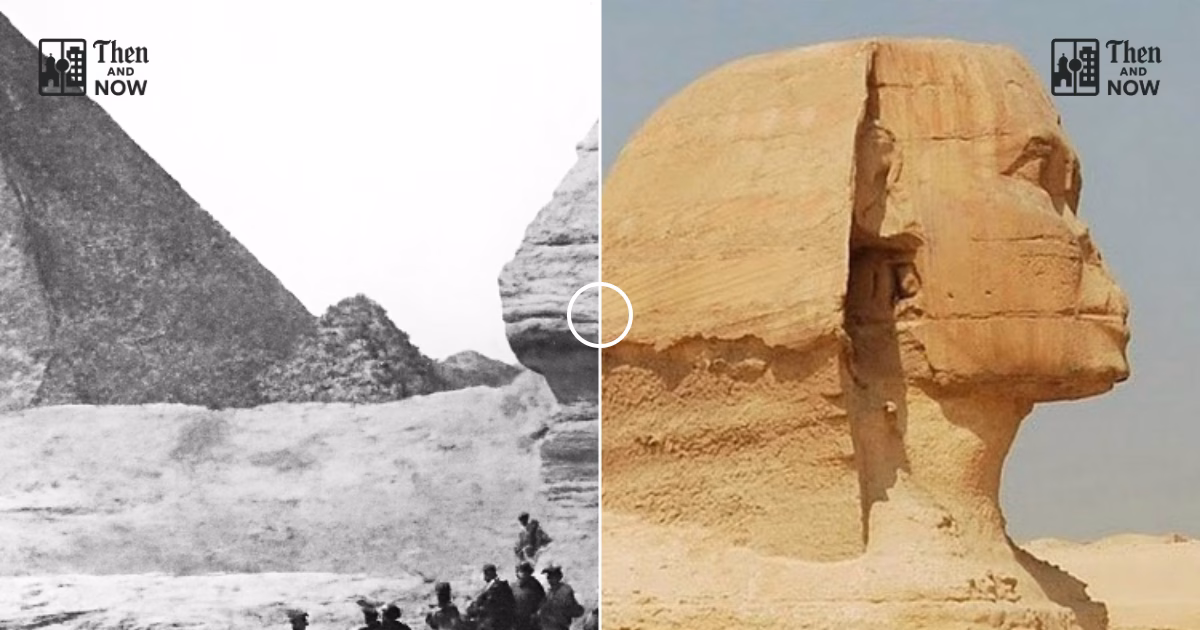 the Great Sphinx of Giza, Egypt 1900 – 2015
