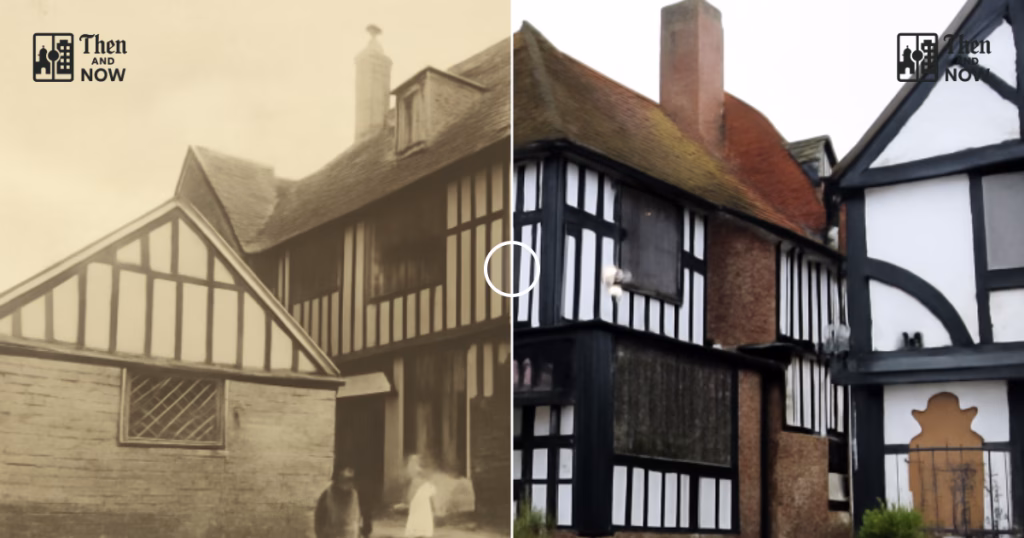 Then and now comparison: The Mermaid Inn, Rye 1913 – 2024