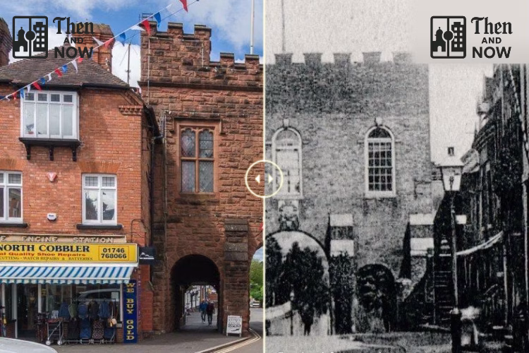 The North Gate, Bridgnorth 1903 - 2025 - BOTH