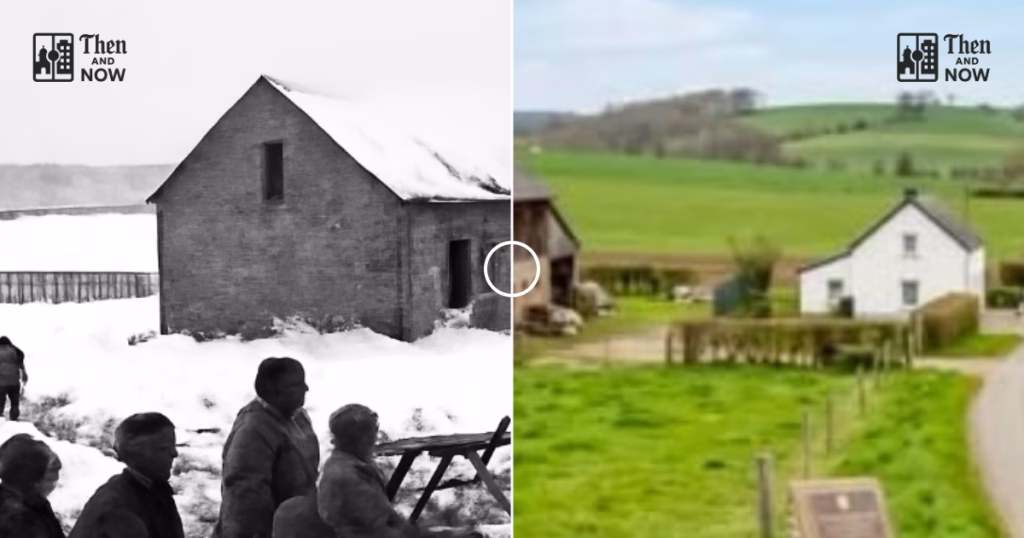 Then and now comparison: Wardin, Belgium 1944 – 2026