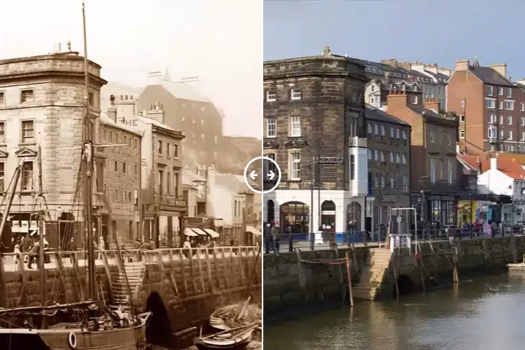 Whitby Harbour 1890 – 2025 - BOTH